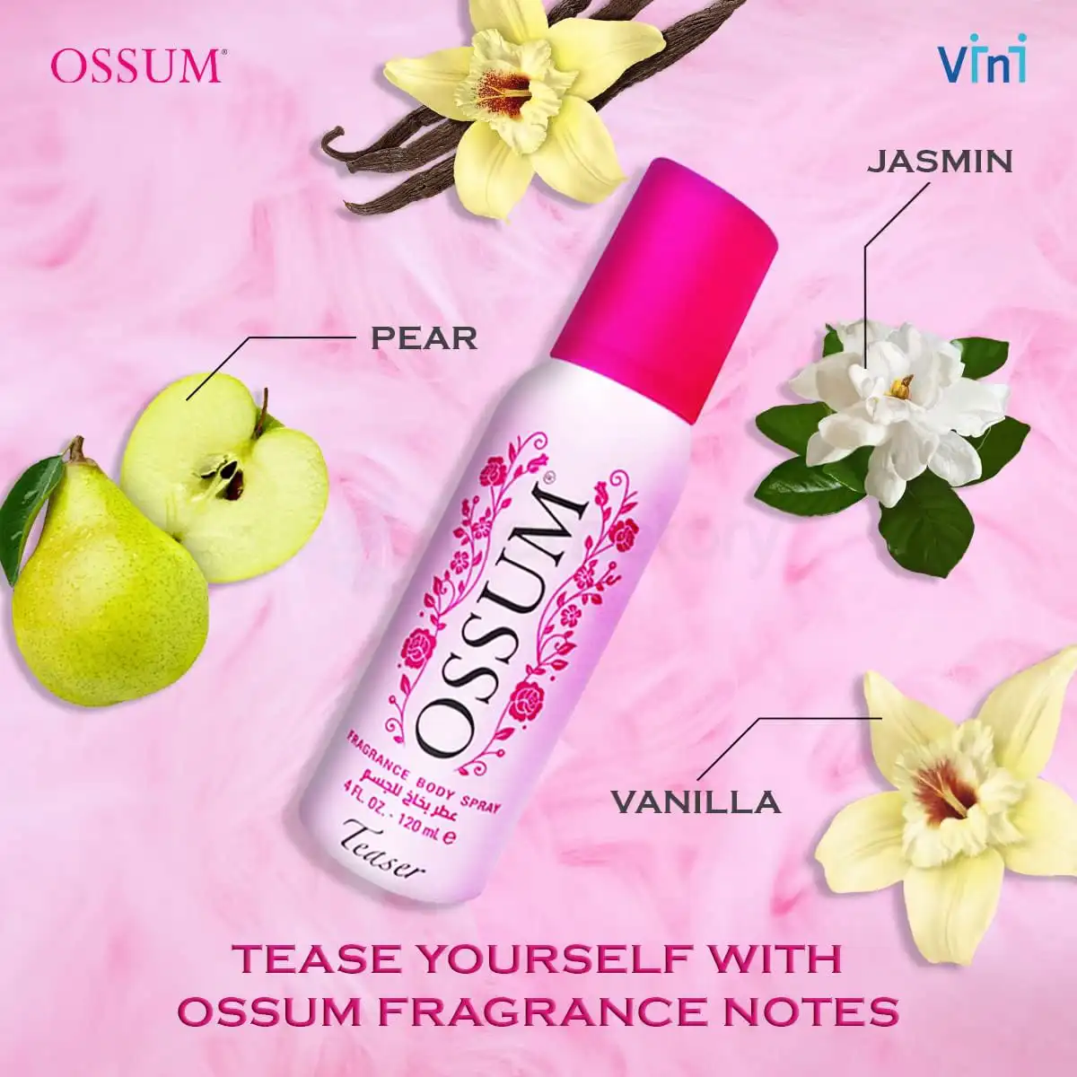 Ossum Fragrance Body Spray Teaser-120ml thumbnail 3