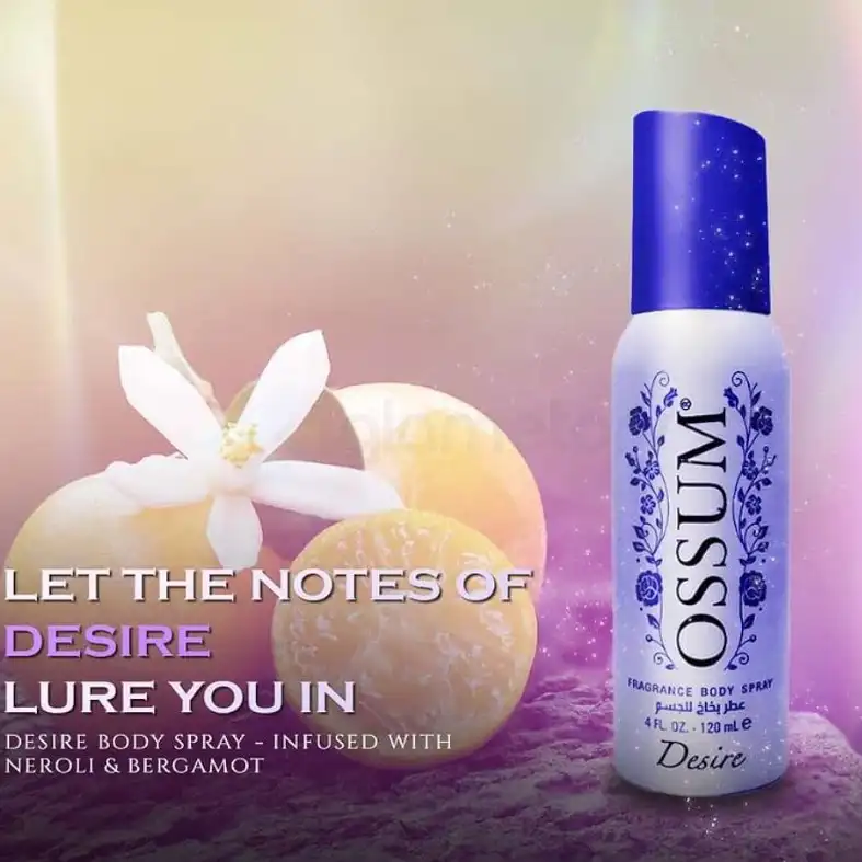 Ossum Fragrance Body Spray Desire-120ml