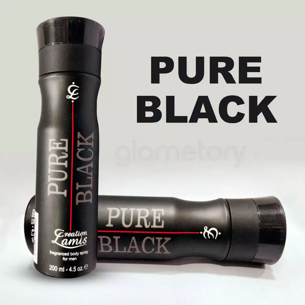 Creation Lamis Pure Black Fragranced Body Spray for Men-200ml thumbnail 3