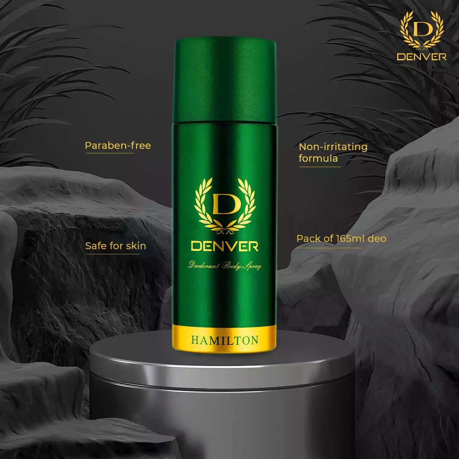 Denver Hamilton Deodorant Body Spray-165ml thumbnail 4