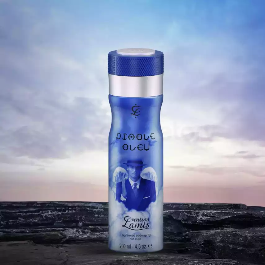 Creation Lamis Diable Bleu Fragranced Body Spray for Men-200ml thumbnail 4