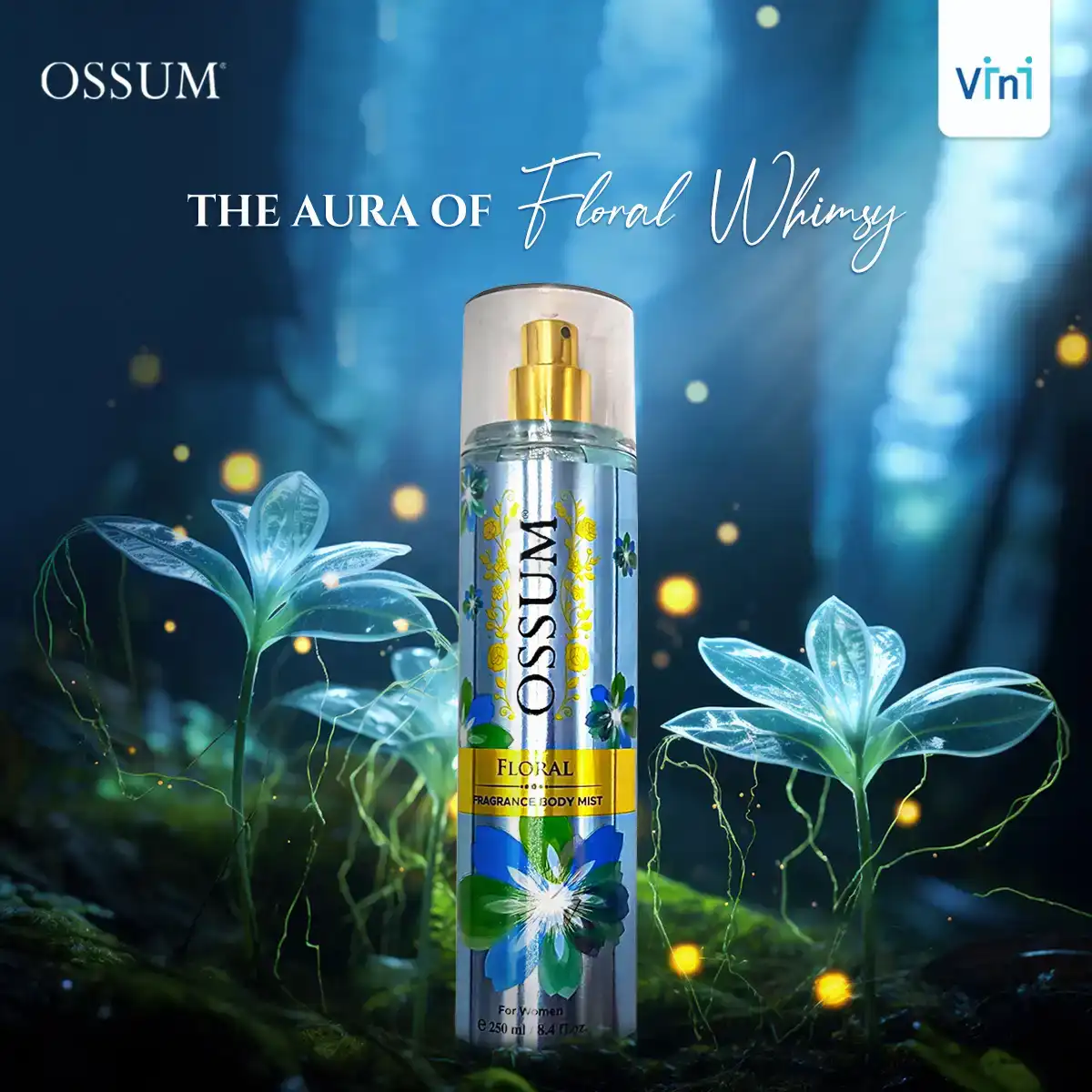 Ossum Fragrance Body Mist Floral-250ml thumbnail 3