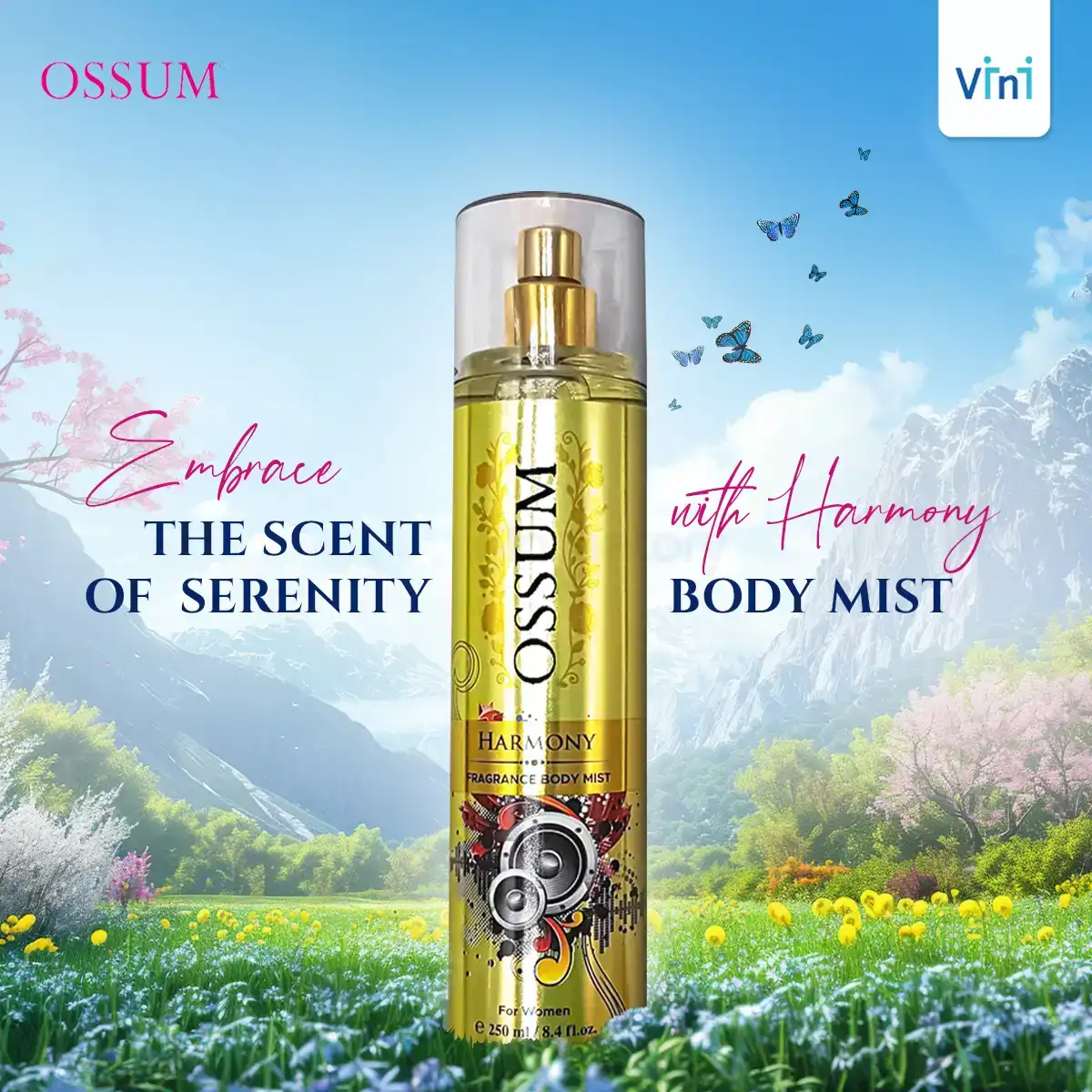 Ossum Fragrance Body Mist Harmony-250ml thumbnail 3