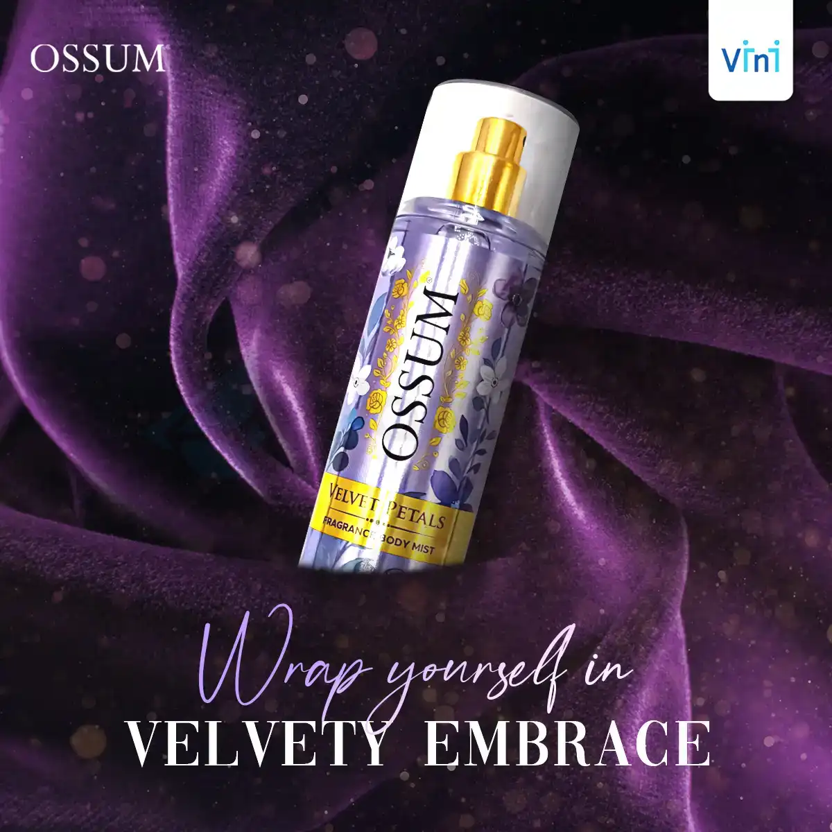 Ossum Fragrance Body Mist Velvet Petals-250ml thumbnail 3