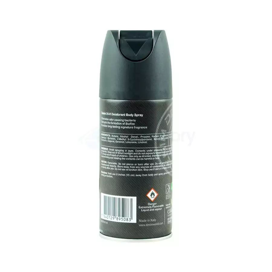Denim Black 24-H Deodorant Body Spray-150ml