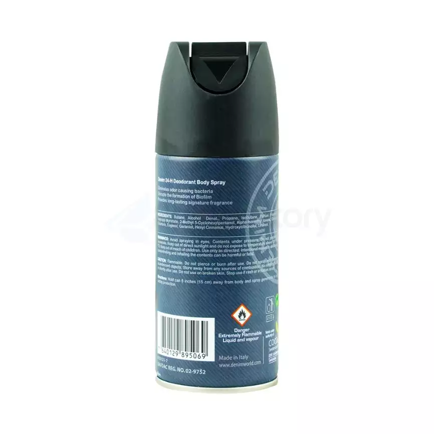 Denim Original 24-H Deodorant Body Spray for Men-150ml