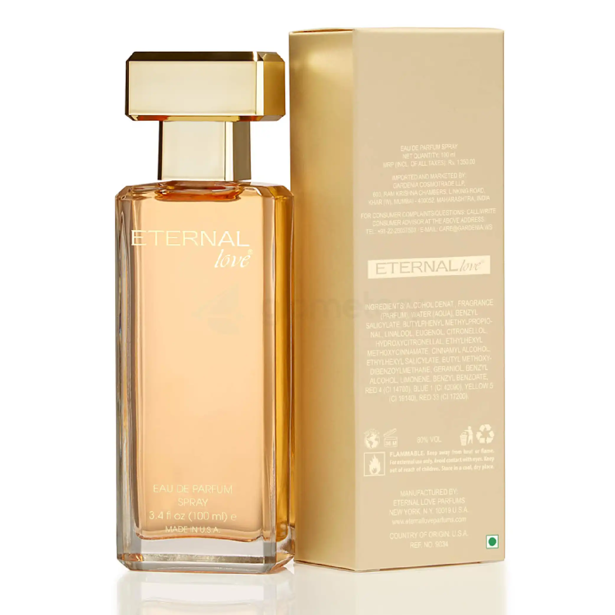 Eternal Love For Women Eau De Parfum Spray-100ml