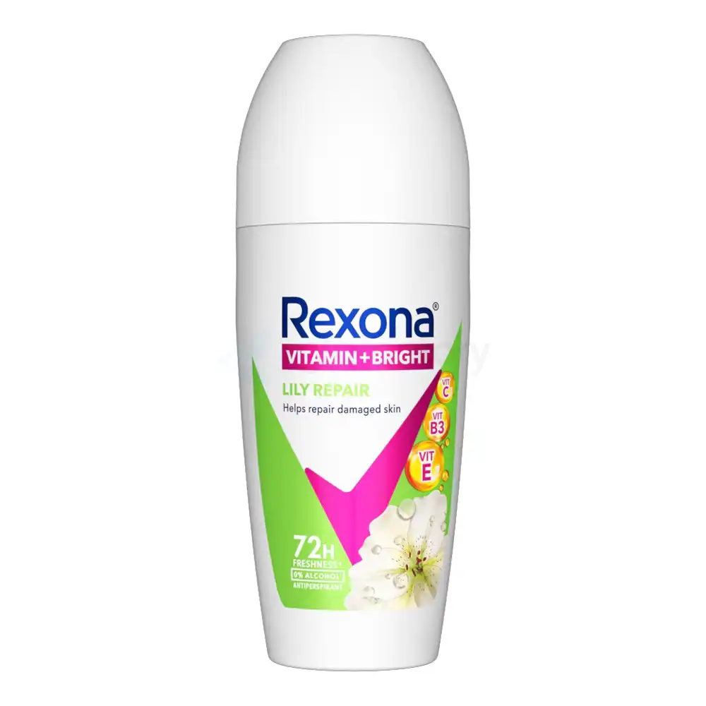 Rexona Vitamin + Bright Lily Repair Roll-On for Women-45ml
