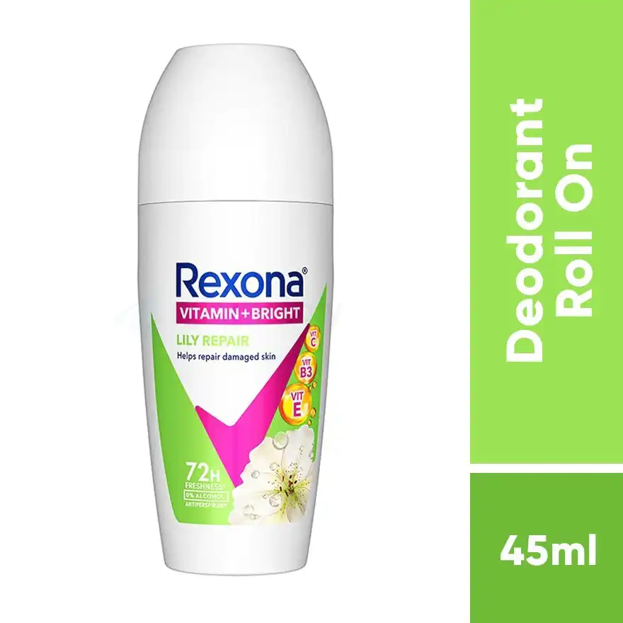 Rexona Vitamin + Bright Lily Repair Roll-On for Women-45ml