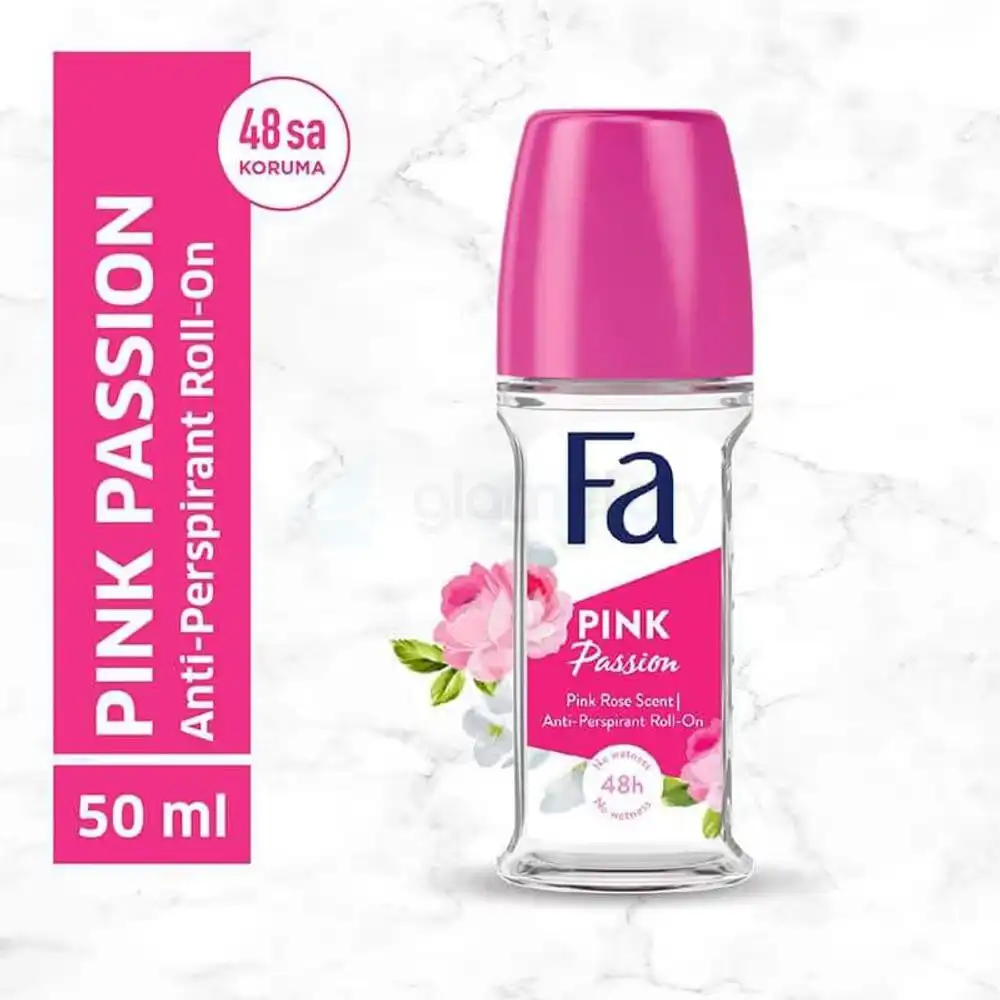 Fa Pink Passion Pink Rose Scent Anti Perspirant Roll On-50ml