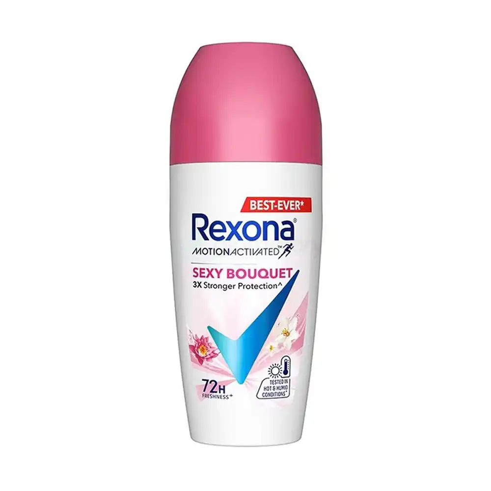 Rexona Motion Activated Sexy Bouquet 72h Protection Roll On for Women-45ml