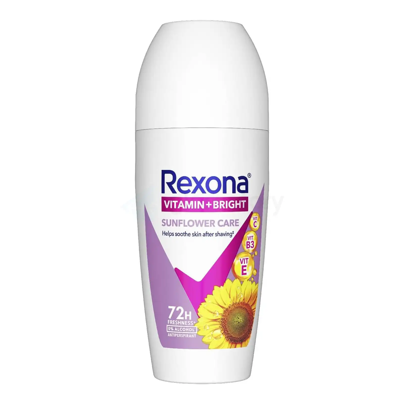 Rexona Vitamin + Bright Sunflower Care 72h Freshness Roll On for Women-45ml