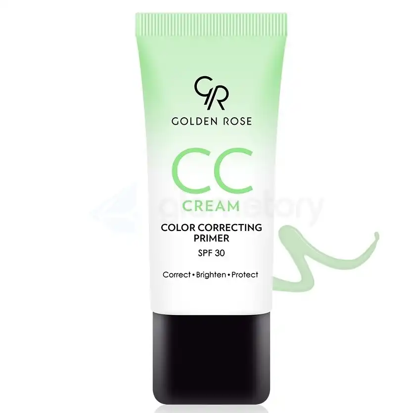 Golden Rose CC Cream Color Correcting Primer-30ml Green
