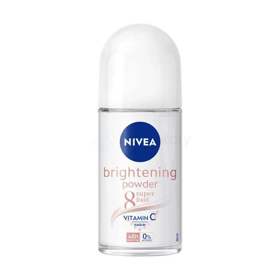 Nivea Brightening Powder Vitamin C Kaolin Roll On-50ml