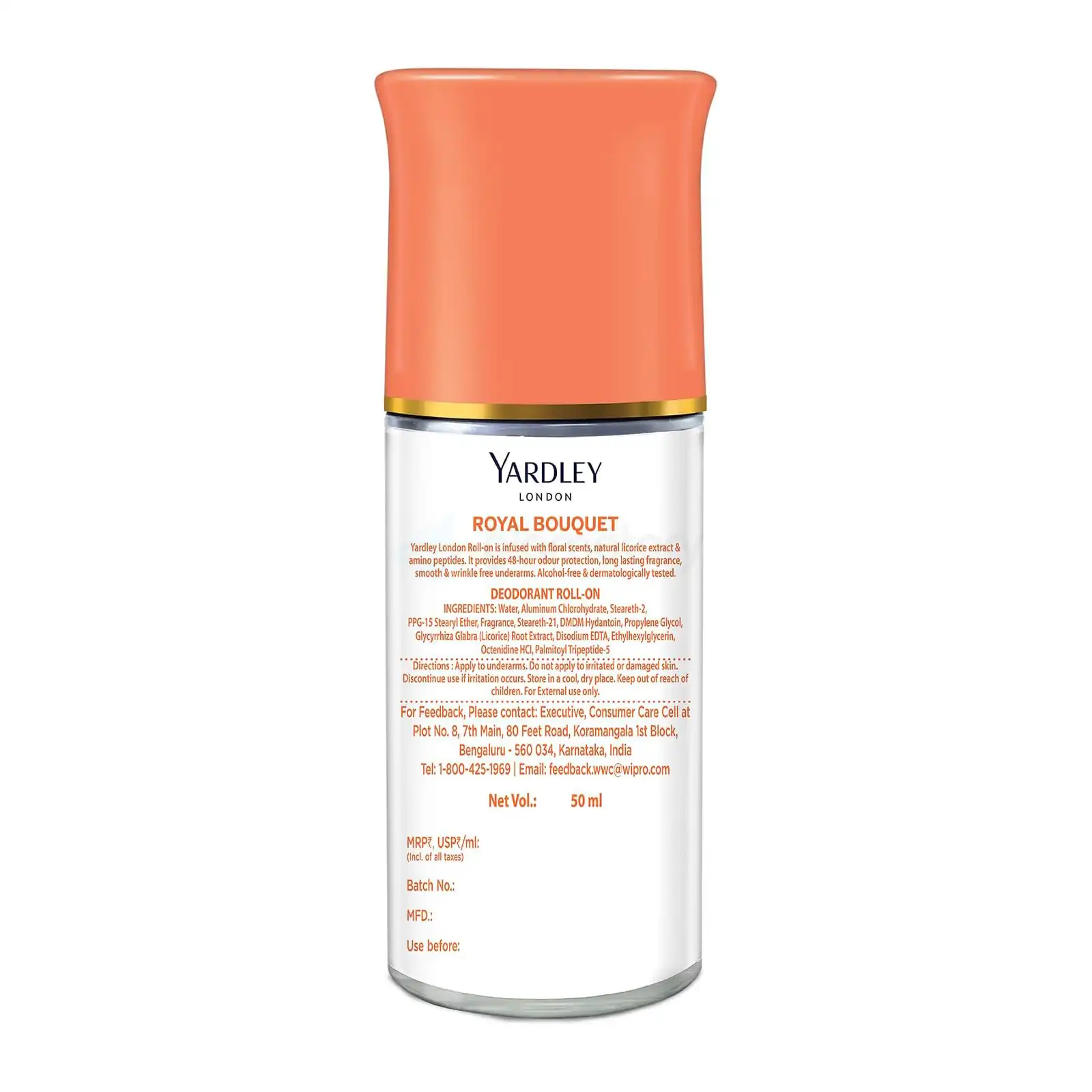 Yardley London Royal Bouquet Anti-Perspirant Roll On-50ml thumbnail 4