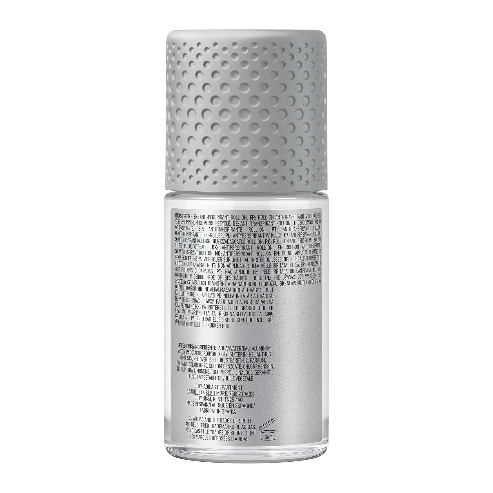 Adidas Fresh Endurance 72H Anti Perspirant Women Deo Roll On White-50ml thumbnail 3
