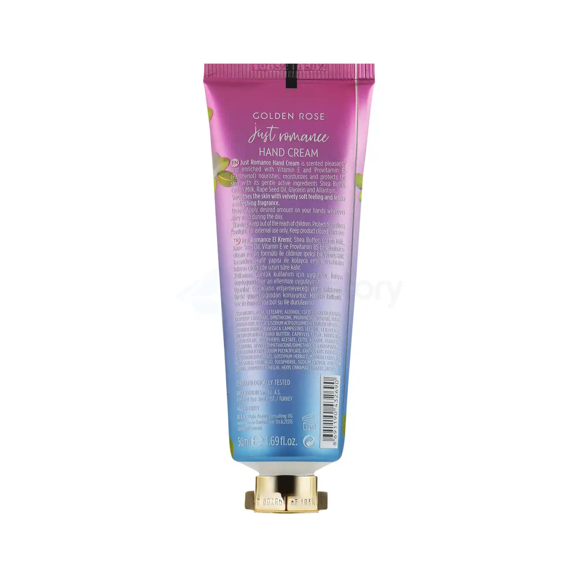 Golden Rose Hand Cream Just Romance-50ml