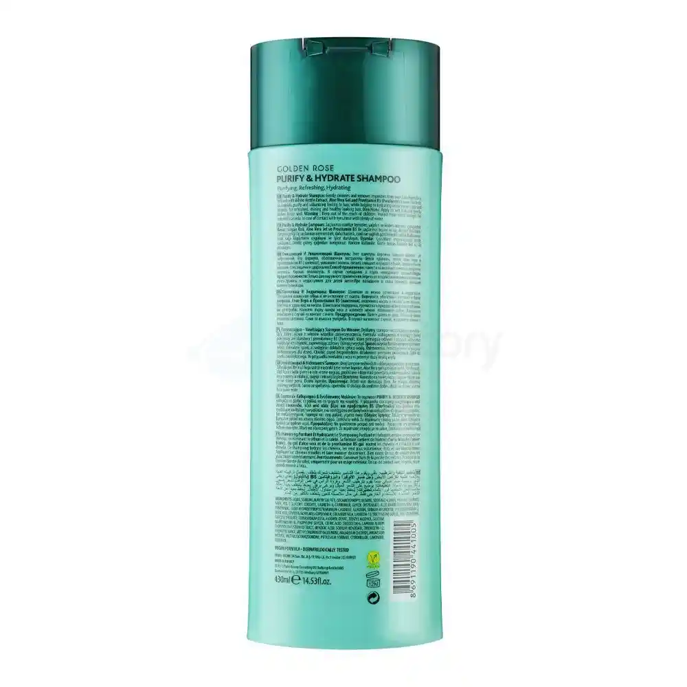 Golden Rose Purify & Hydrate Shampoo-430ml