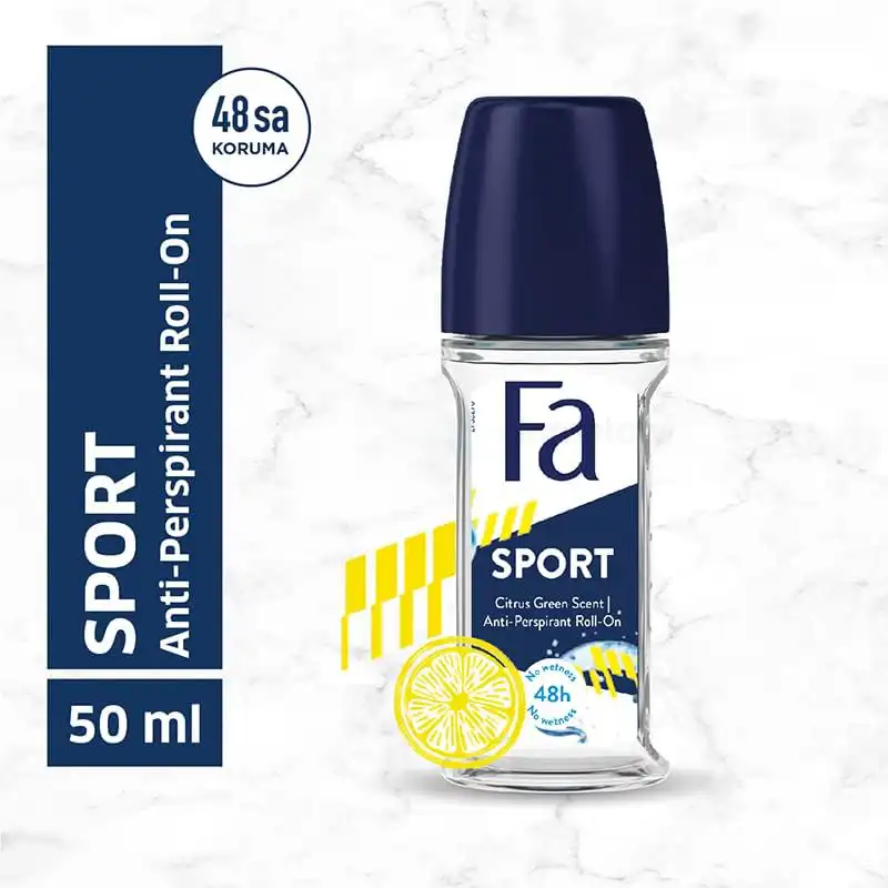 Fa Sport Citrus Green 48h Anti Perspirant Roll On-50ml