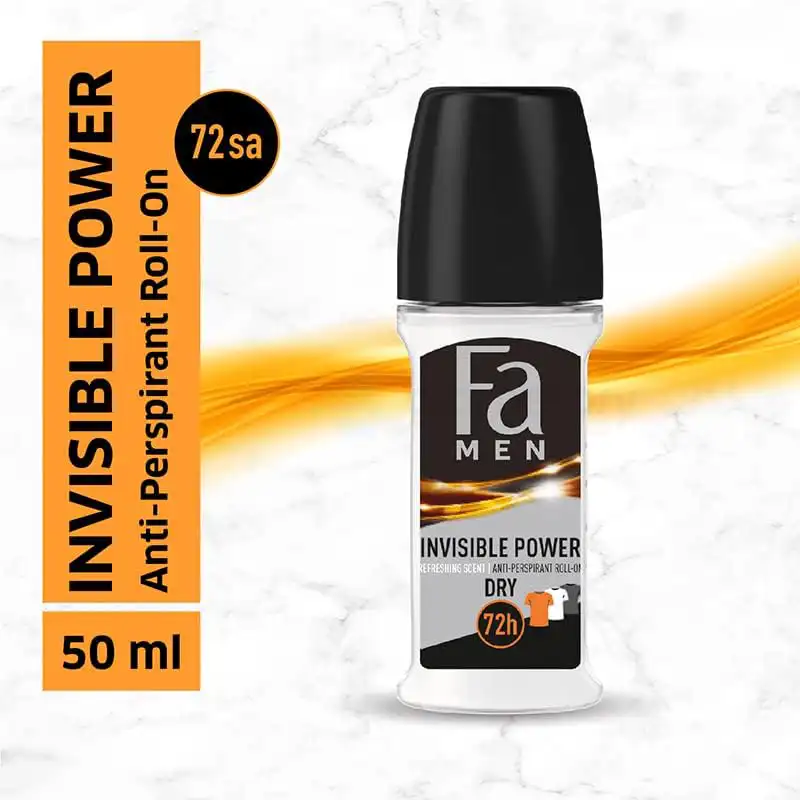 Fa Men Invisible Power 72h Anti Perspirant Roll On-50ml