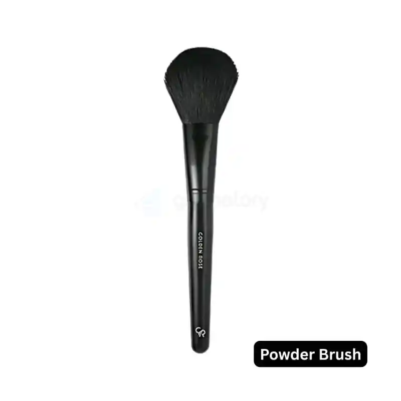 Golden Rose Powder Brush-Black