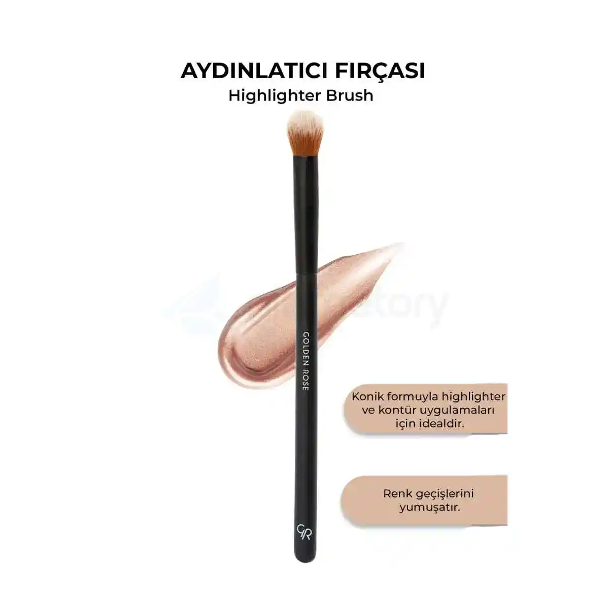 Golden Rose Highlighter Brush-1pcs