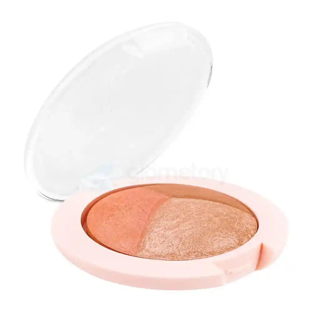 Golden Rose Nude Look Baked Trio Face Powder-9.5g