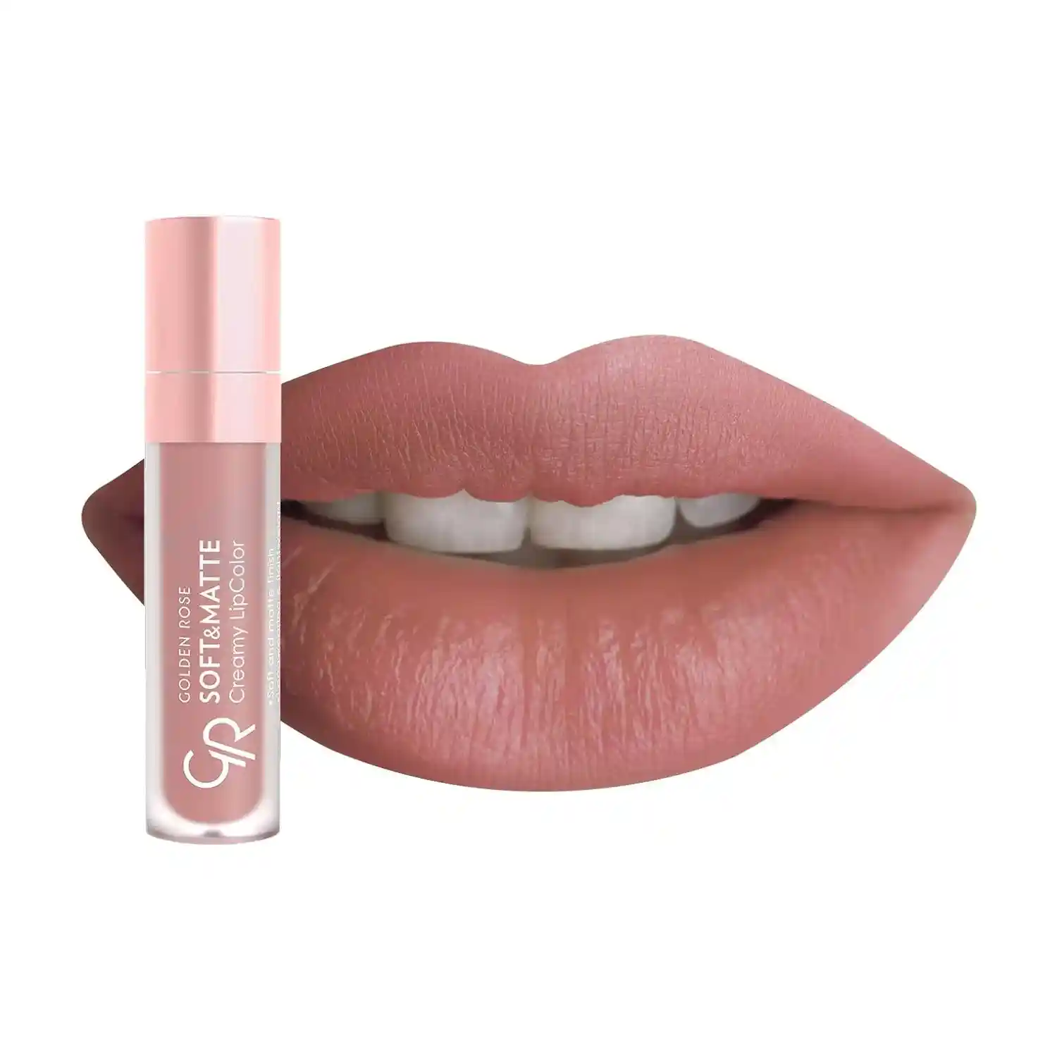 Golden Rose Soft & Matte Creamy Lip Color-101 Turkish Rose thumbnail 3