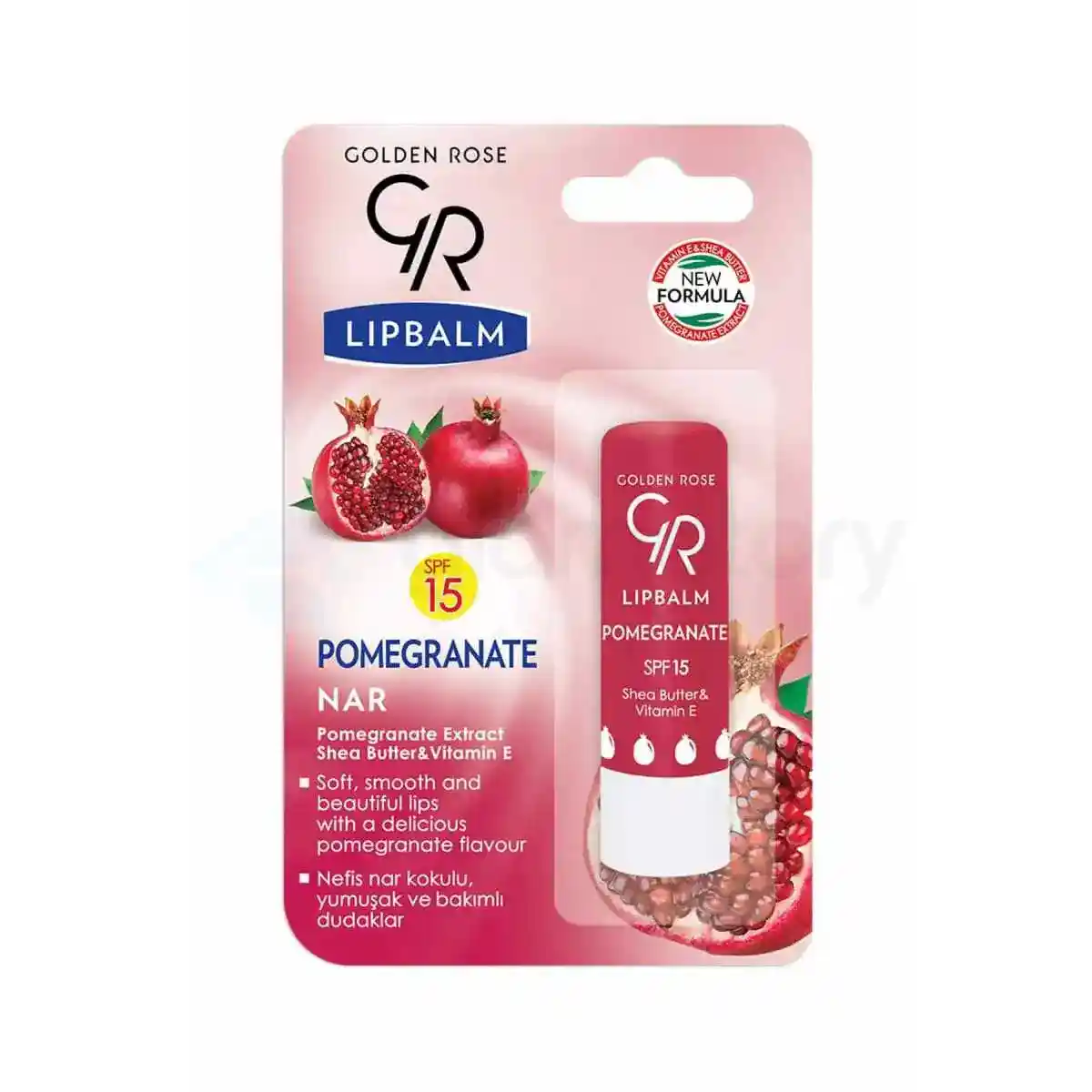 Golden Rose Lip Balm-Pomegranate thumbnail 3