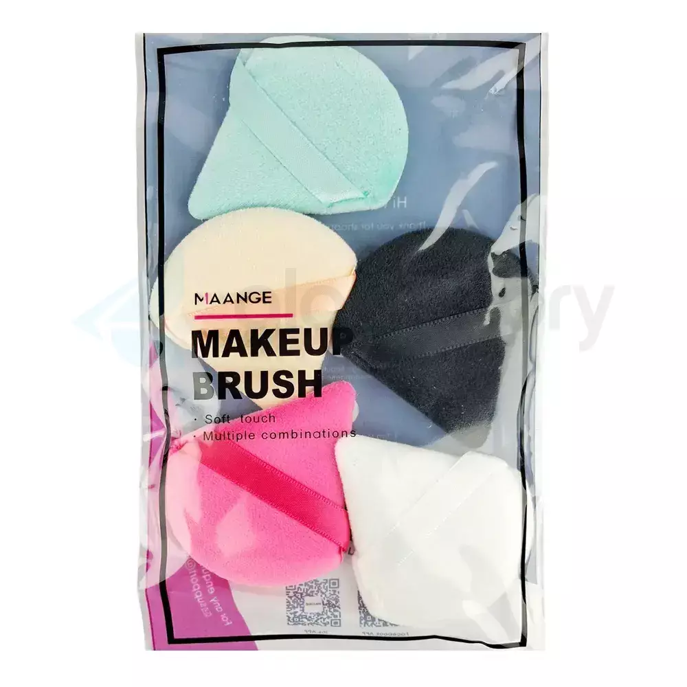 Maange 5pcs Powder Puff Set Multicolour Sponge