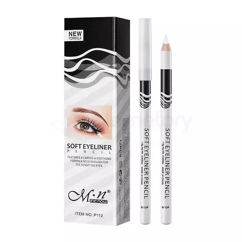 Menow Soft Eyeliner Pencil-P112 White thumbnail 3