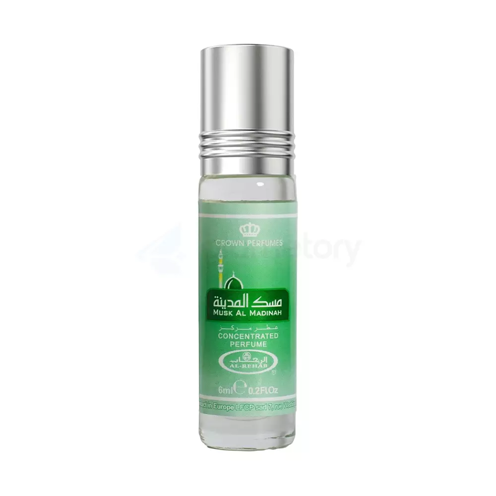 Al Rehab Musk Al Madinah Attar-6ml thumbnail 3