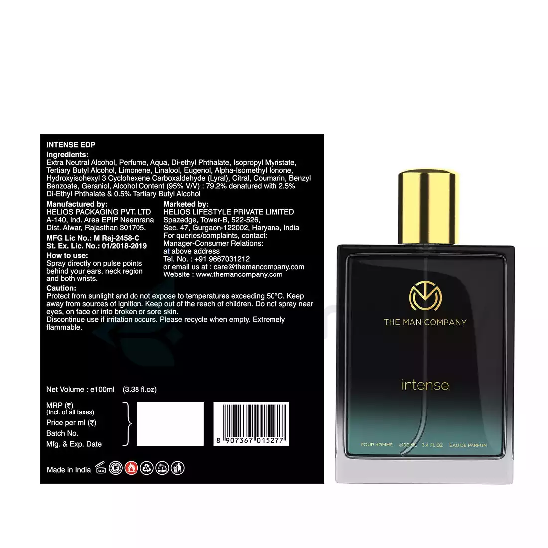 The Man Company Intense Perfume-100ml thumbnail 3
