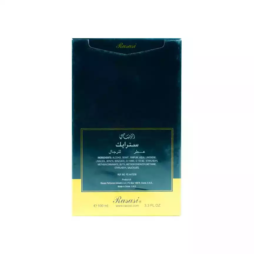 Rasasi Strike Eau De Parfum for Men-100ml thumbnail 3