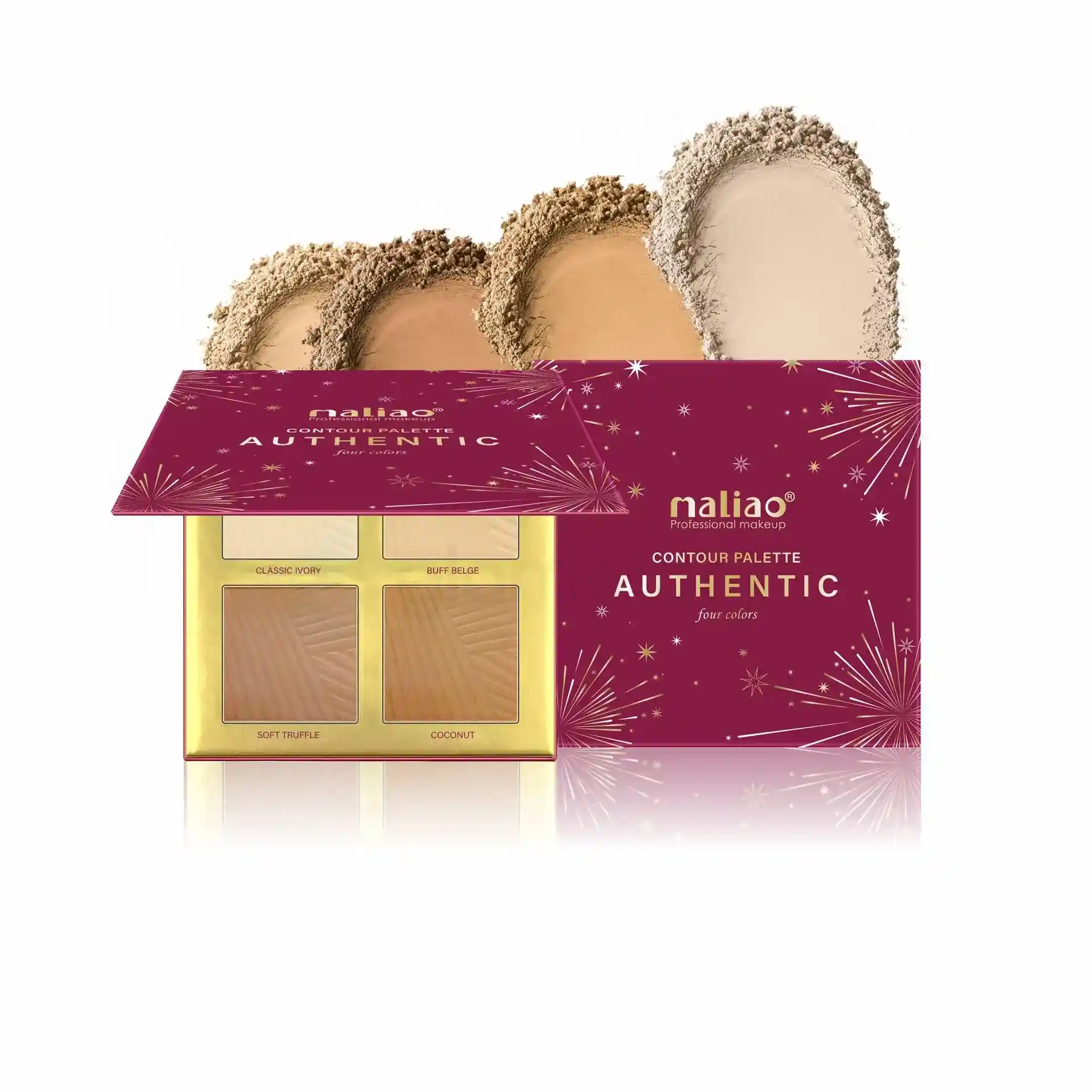 Maliao Authentic Contour Palette Four Colors-18g