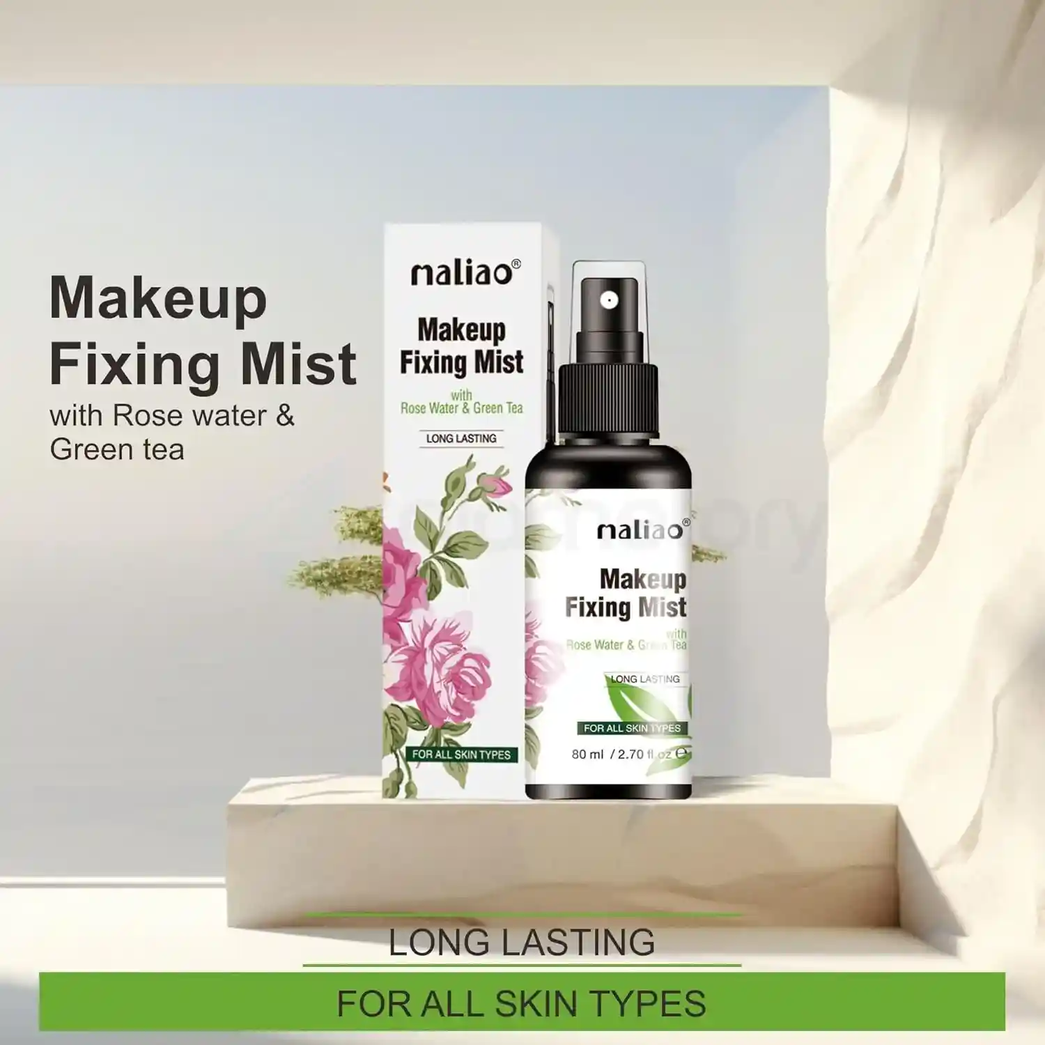 Maliao Long Lasting Makeup Fixing Mist-80ml thumbnail 4