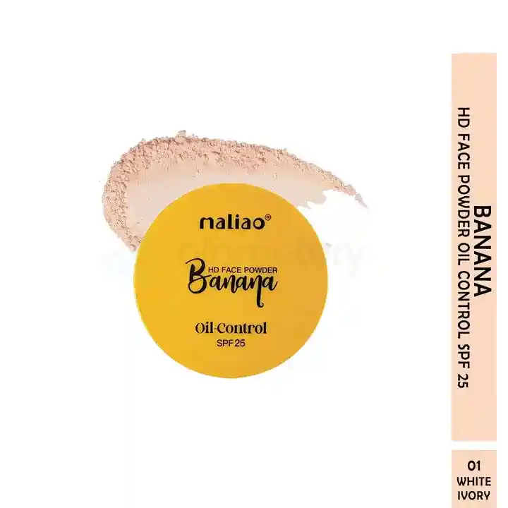Maliao Banana HD 2 IN 1 Oil-Control Face Powder Shade 01