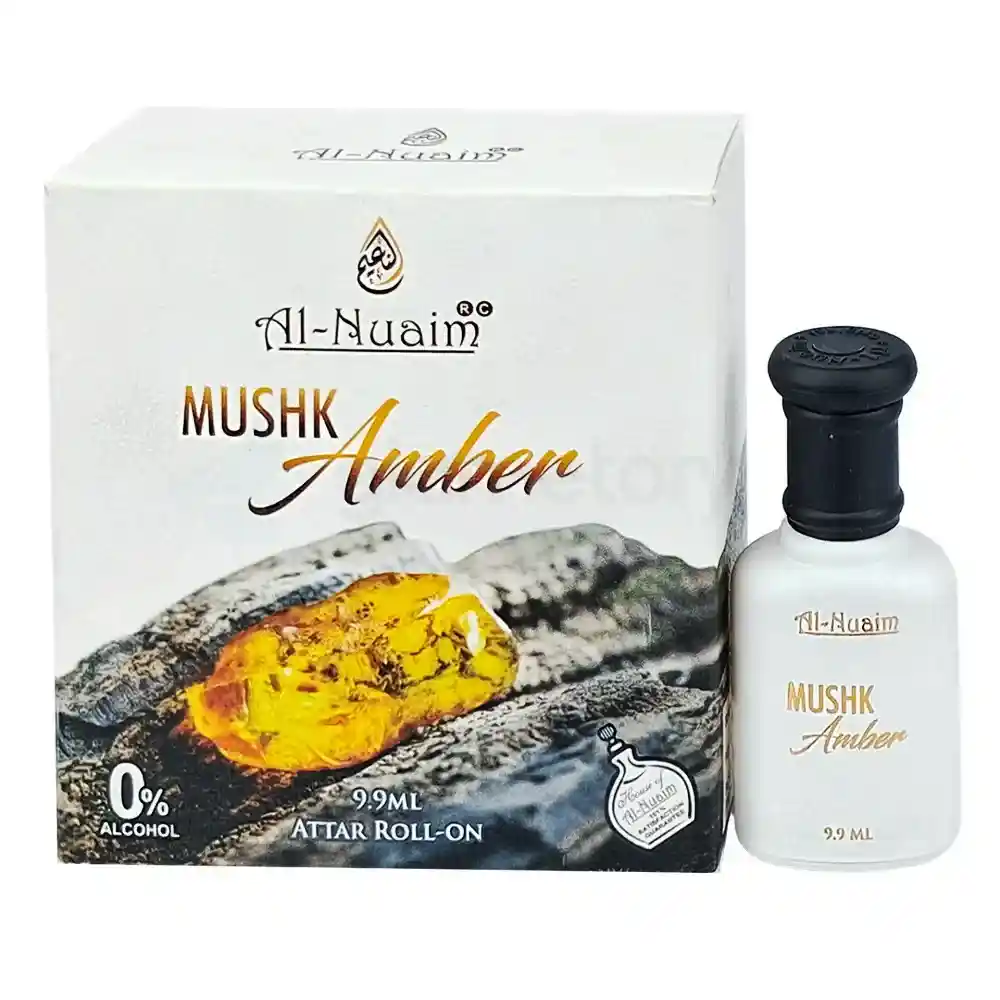 Al-Nuaim Mushk Amber Roll On Attar-9.9ml