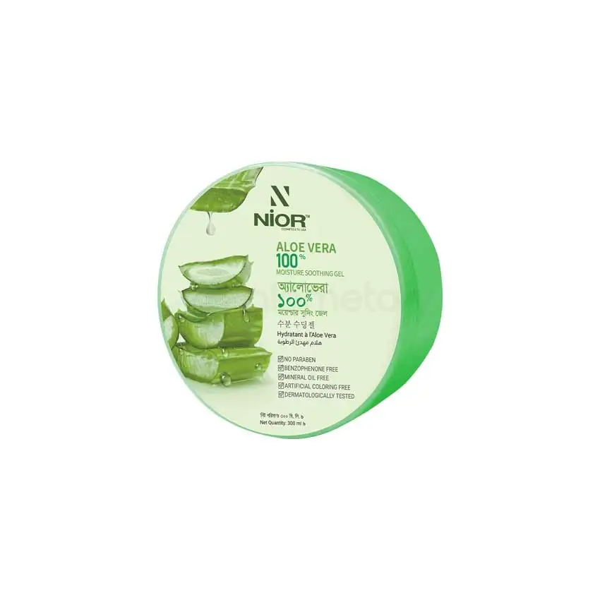 NIOR Aloe Vera 100% Moisture Soothing Gel-300ml