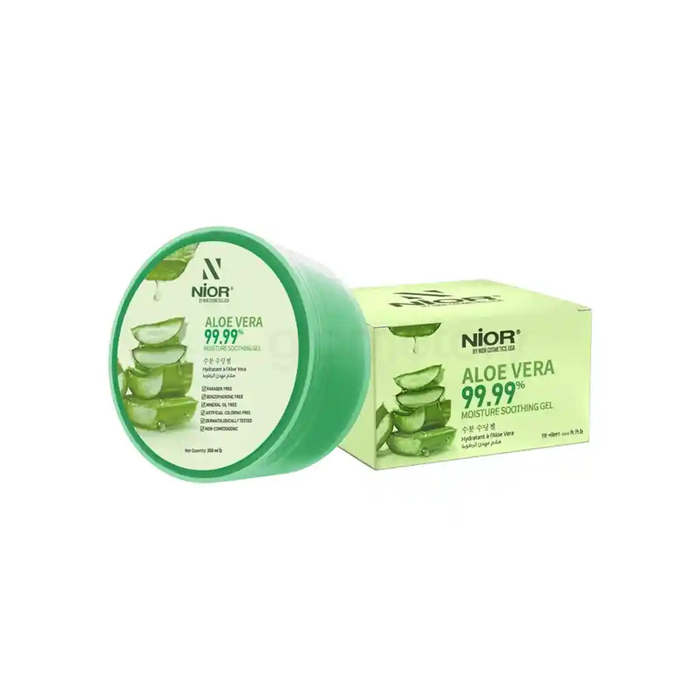 NIOR Aloe Vera 100% Moisture Soothing Gel-300ml thumbnail 3