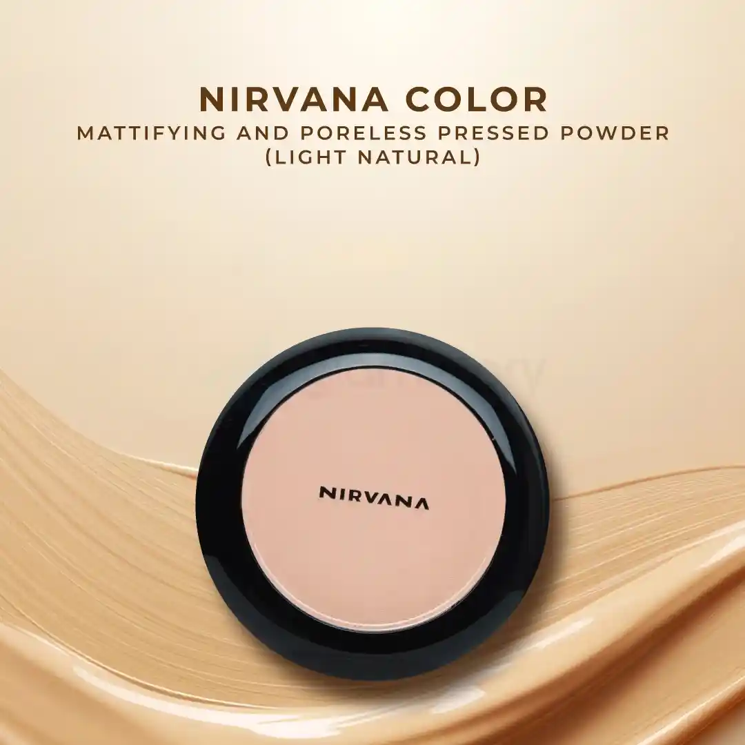 Nirvana Mattifying & Poreless Pressed Powder Light Natural thumbnail 7