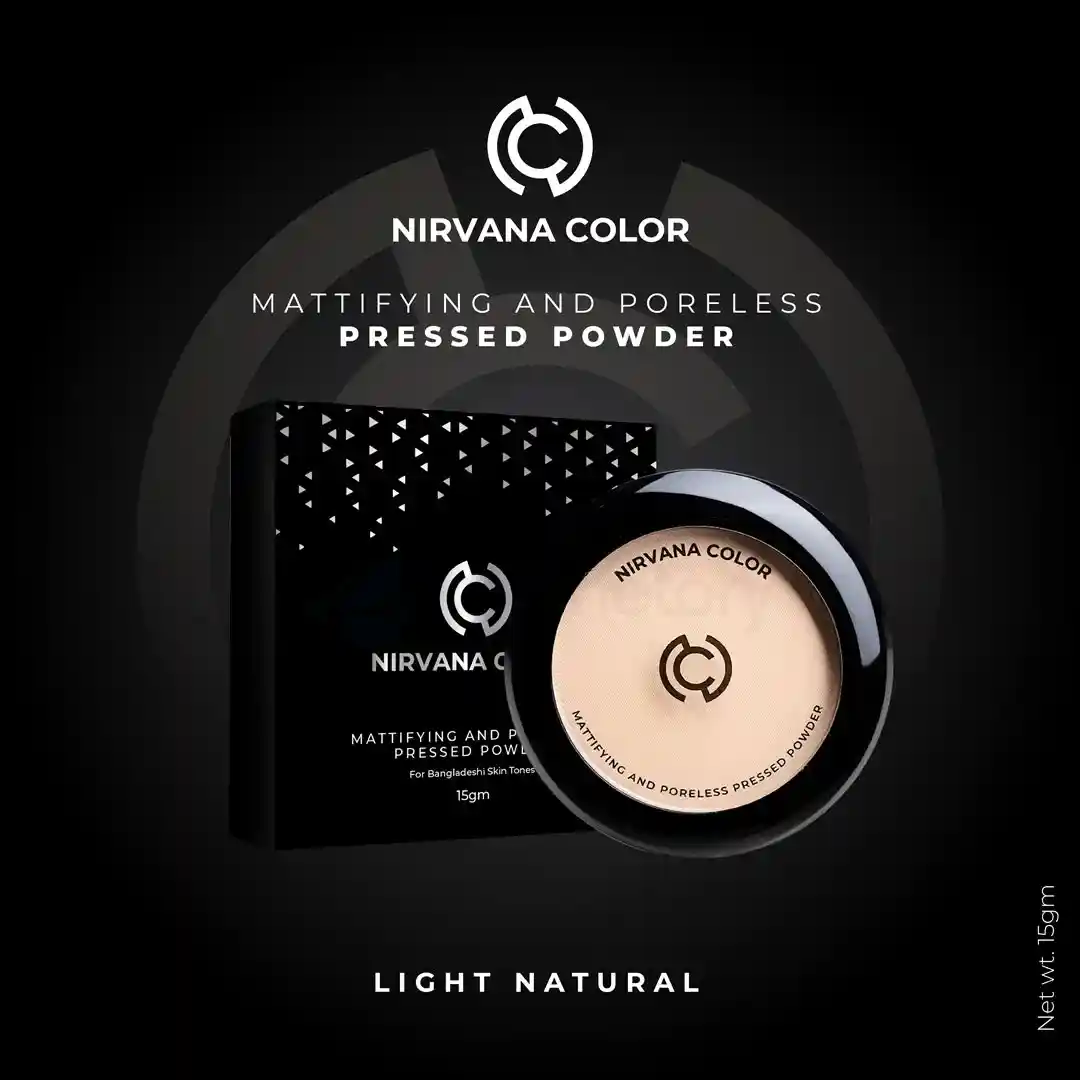 Nirvana Mattifying & Poreless Pressed Powder Light Natural thumbnail 8