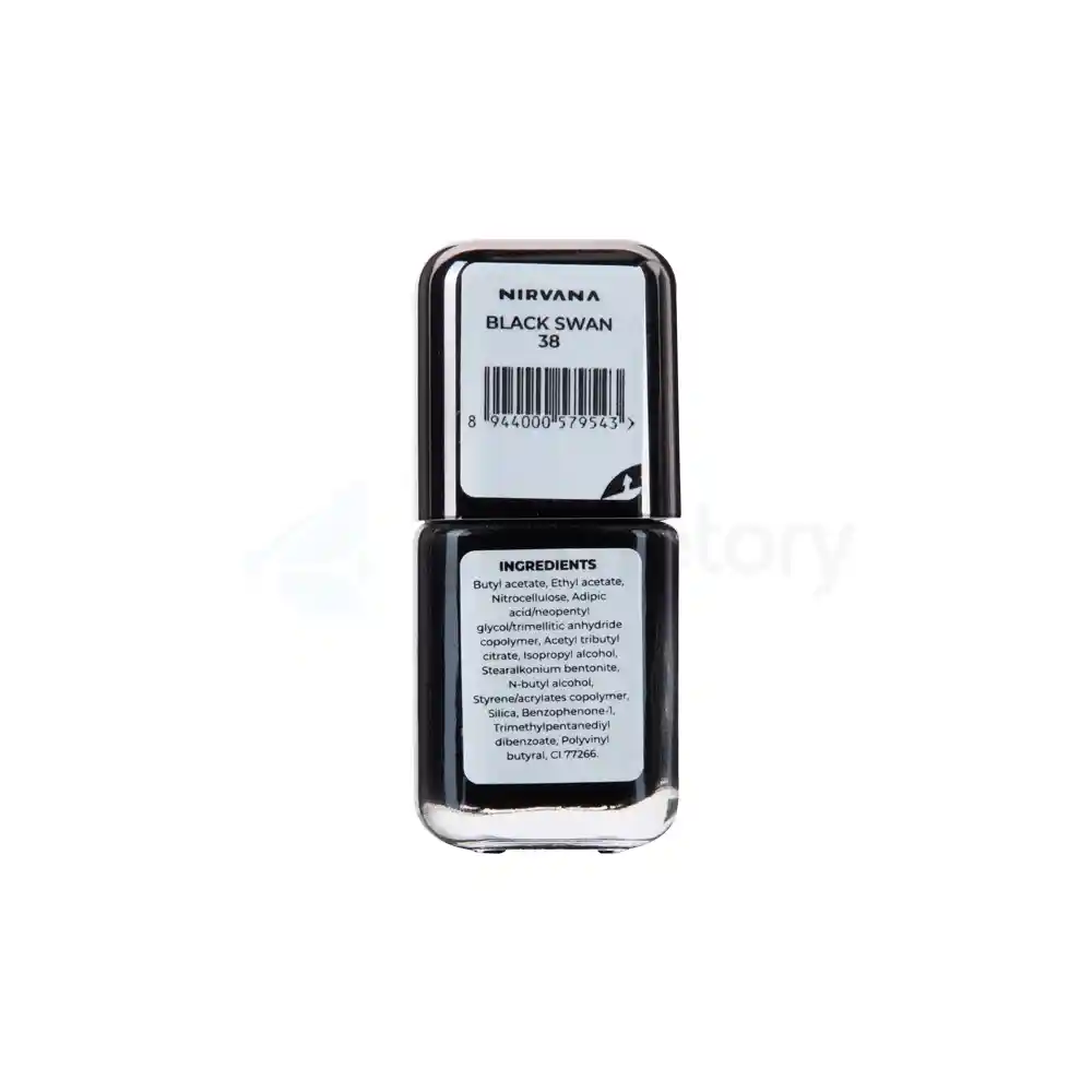 Nirvana Color Nail Enamel Black Swan 38-8ml