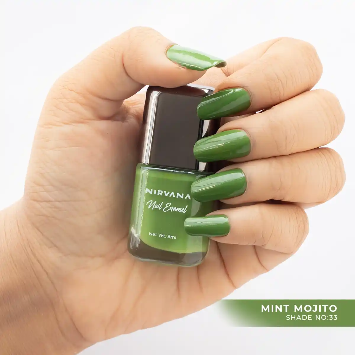 Nirvana Color Nail Enamel Mint Mojito 33-8ml thumbnail 3