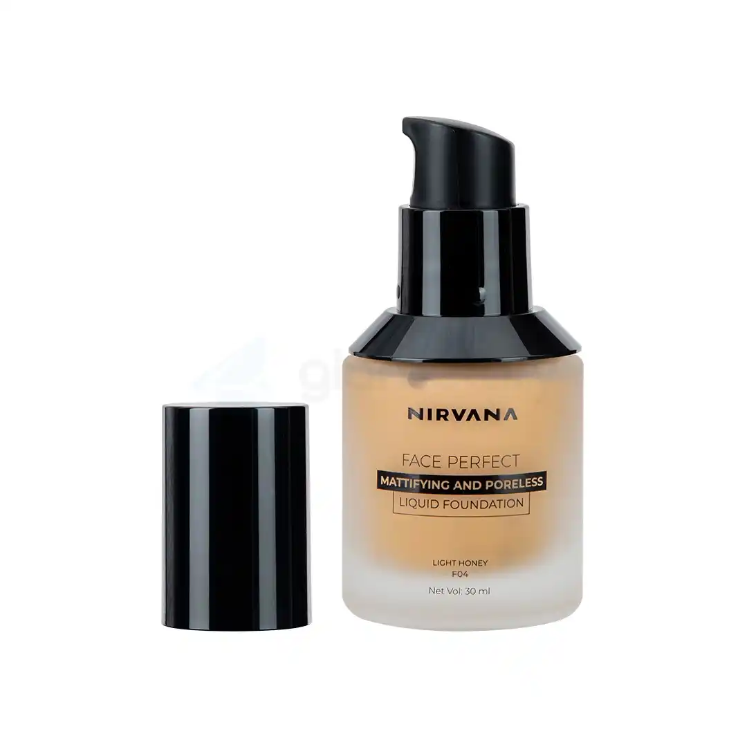 Nirvana Mattifying & Poreless Liquid Foundation Light Honey-30ml thumbnail 4
