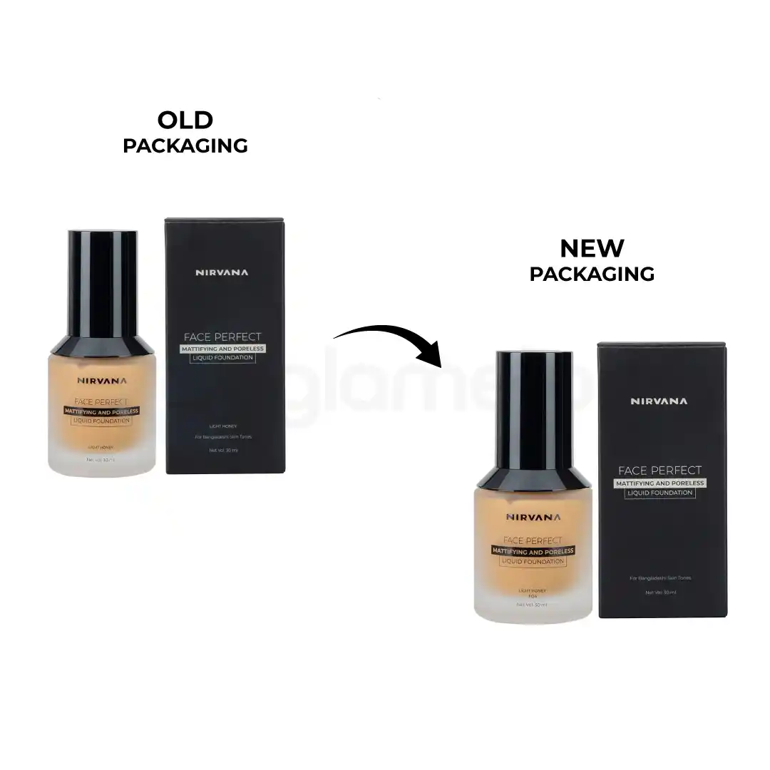 Nirvana Mattifying & Poreless Liquid Foundation Light Honey-30ml thumbnail 5