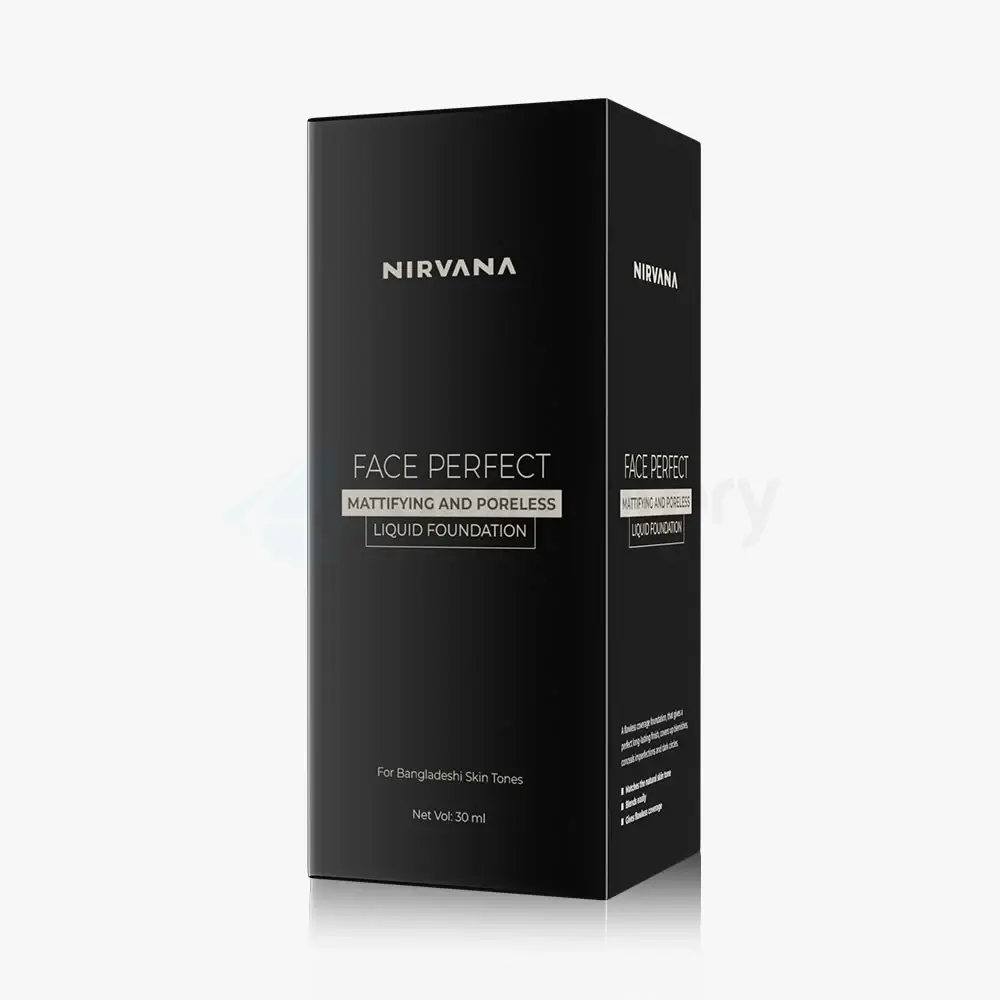 Nirvana Mattifying & Poreless Liquid Foundation Light Beige-30ml