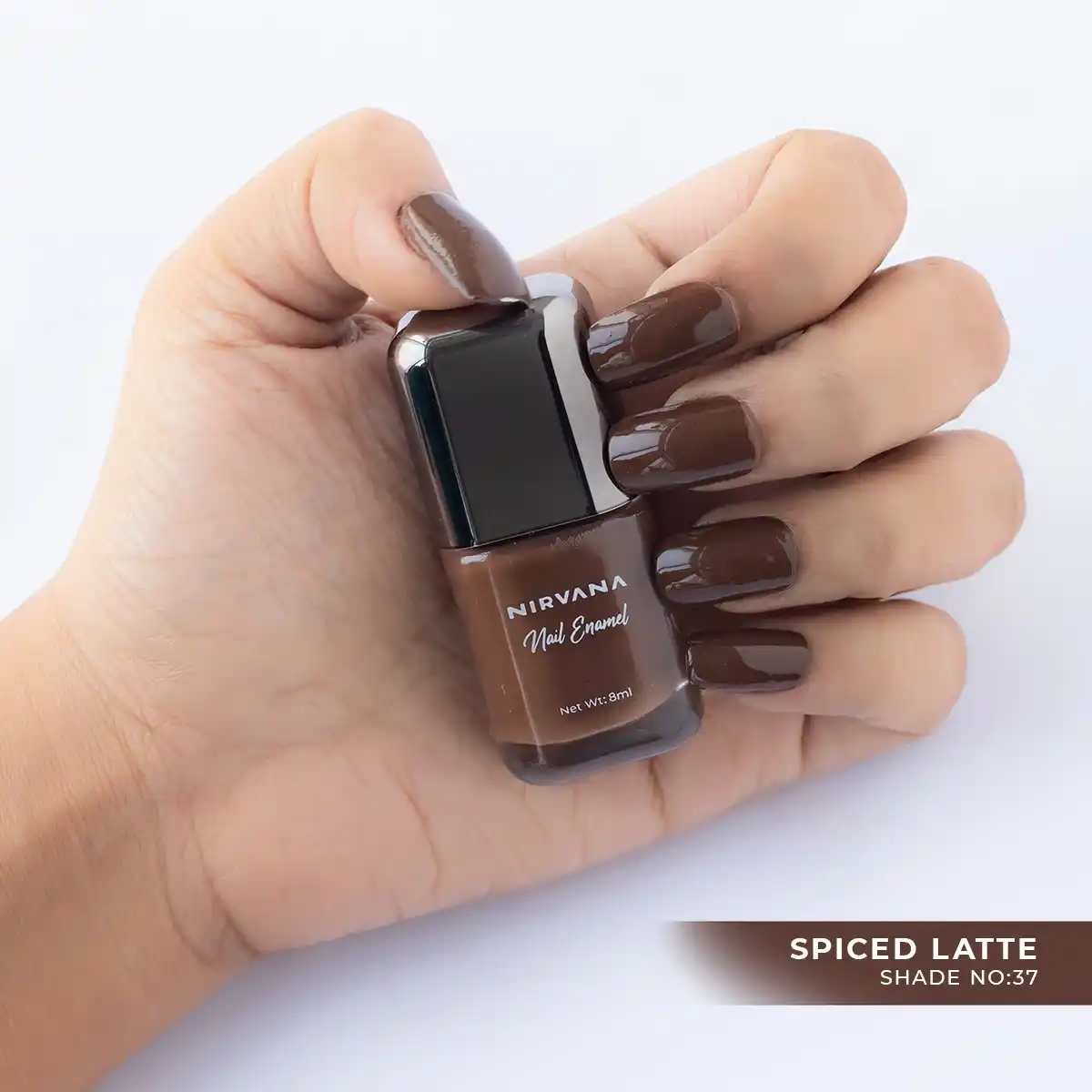 Nirvana Color Nail Enamel Spiced Latte 37-8ml thumbnail 3