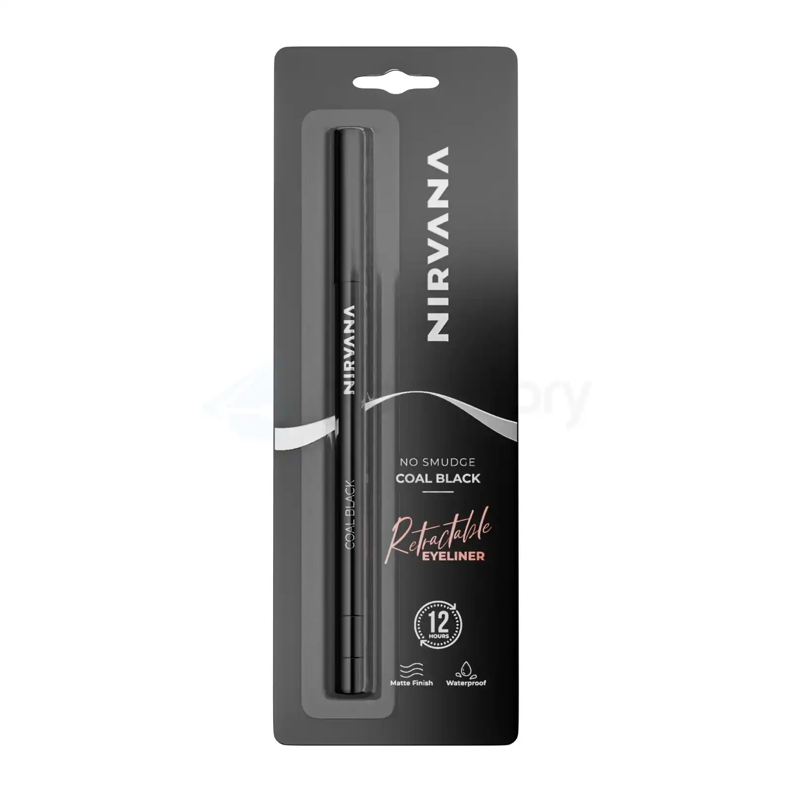 Nirvana No Smudge Retractable Eyeliner Coal Black thumbnail 3