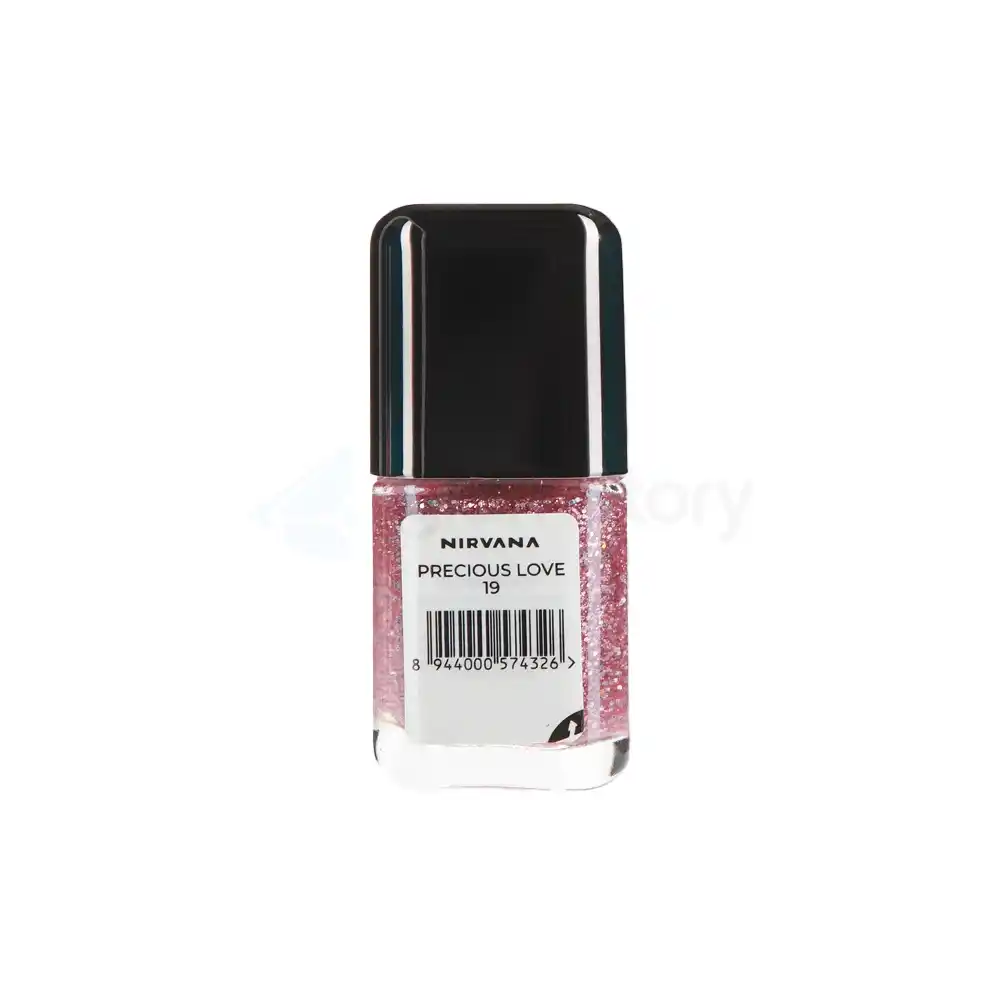 Nirvana Color Glitter Nail Enamel Precious Love 19-8ml